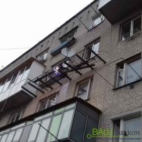 Бетонна плита на балкон м. Львів