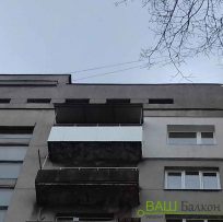 Ремонт відкритого балкона Львів