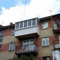 Капітальний ремонт балкона з розширенням плити - Ваш Балкон Львів
