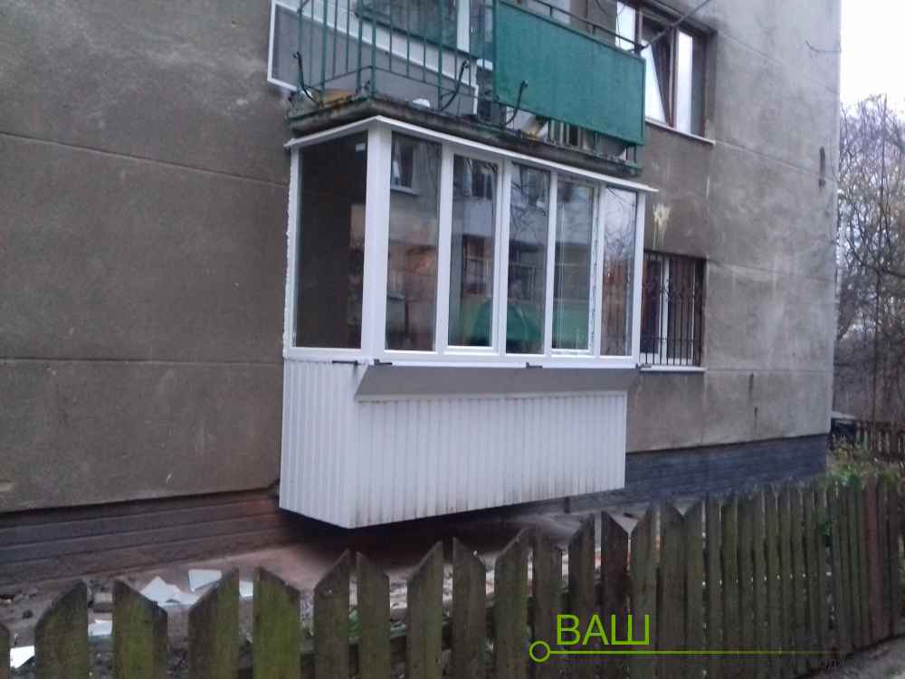 Балкон під ключ від заливки плити Львів