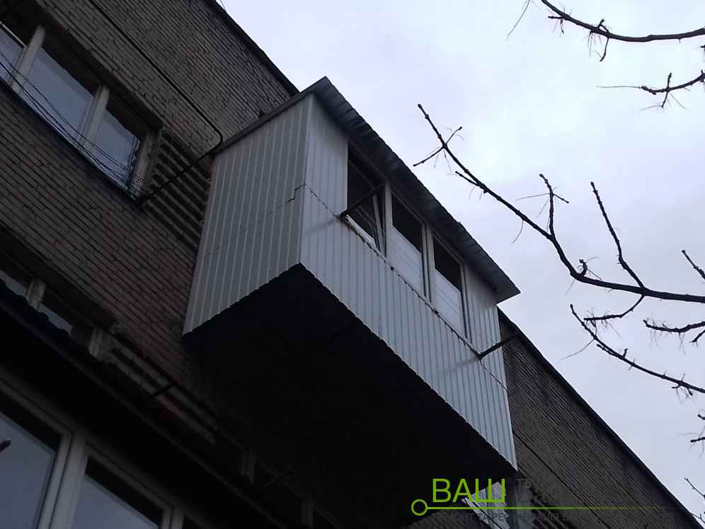 Обшивка балкона профнастилом – Ваш Балкон