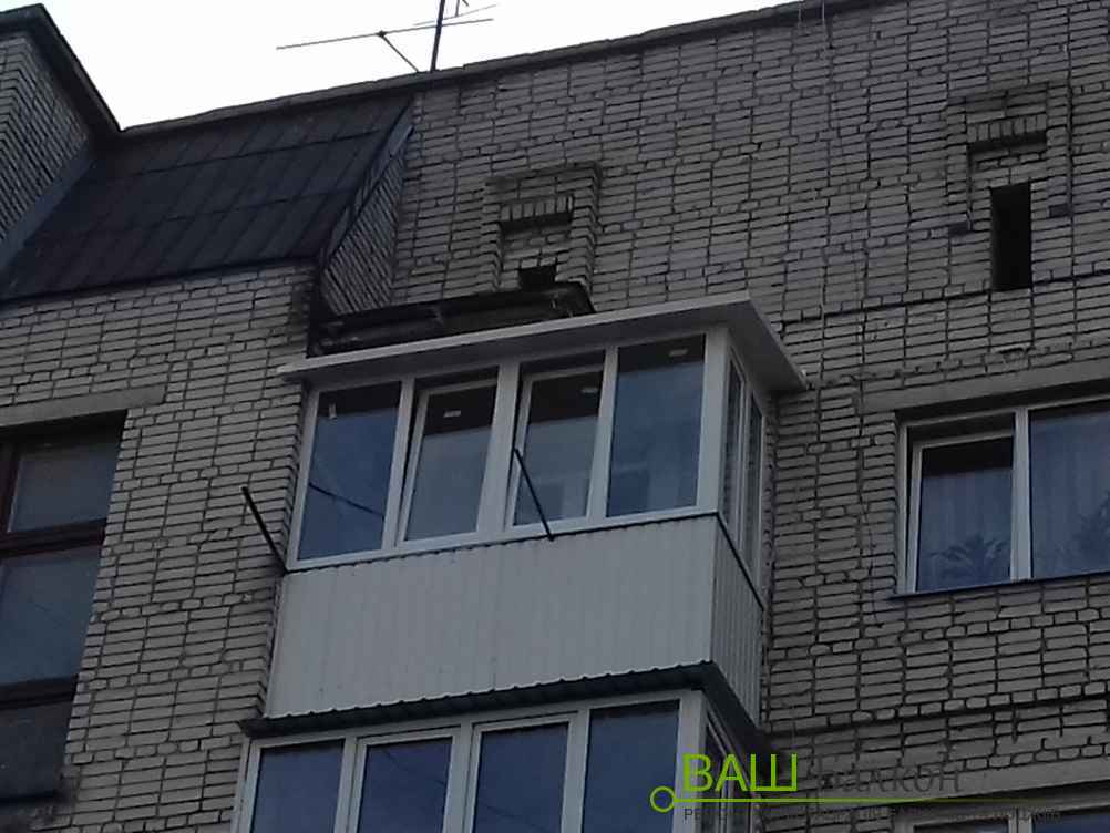Видовження балкона в сторону Львів – Ваш Балкон