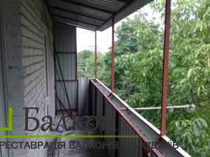 Ремонт балкона: расширение по плите, сварка каркаса с внешней обшивкой