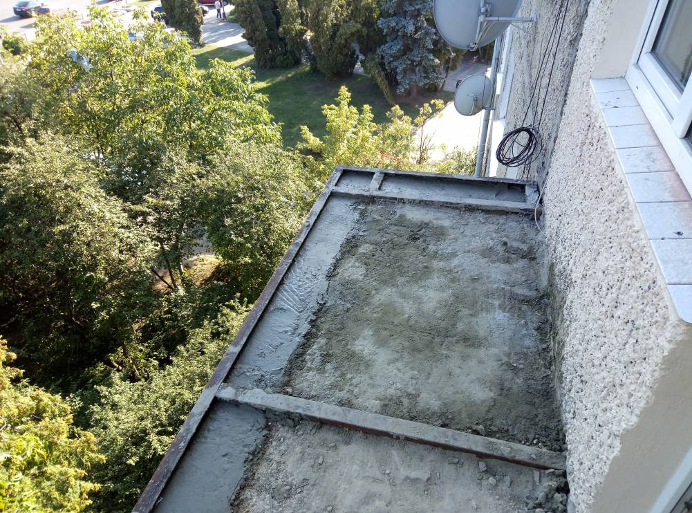 Розширення балкона по плиті Львів