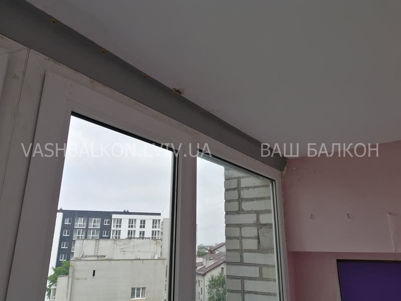 Козырек на балкон Львов