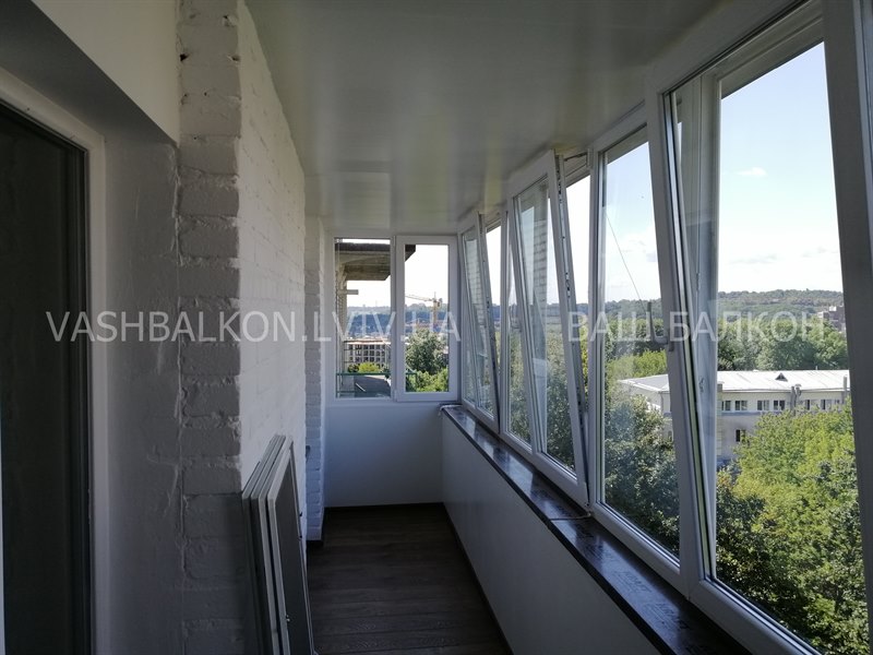 Внутренняя отделка балкона. Ремонт на балконе Львов — Ваш Балкон
