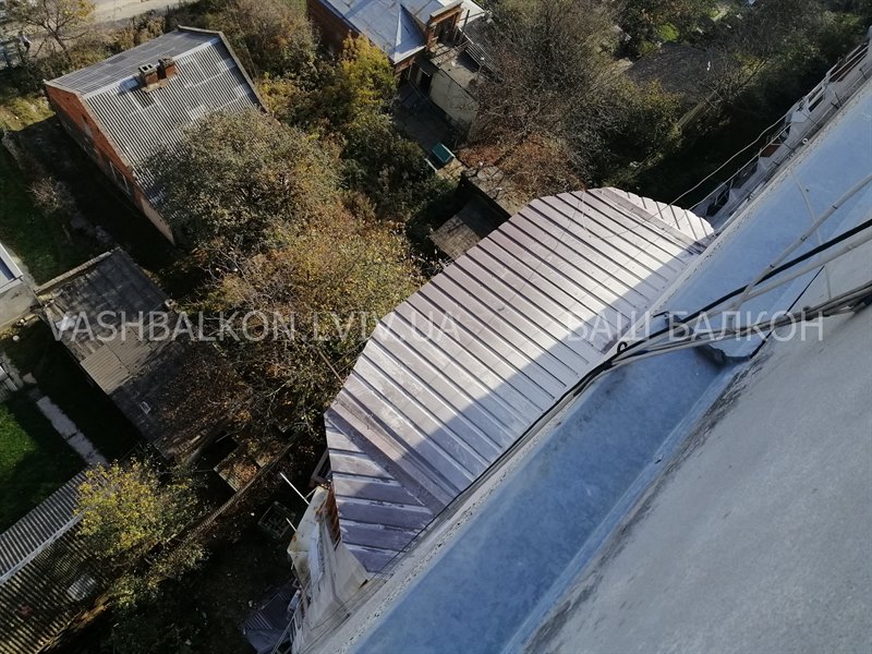 Накриття даху балкона Львів