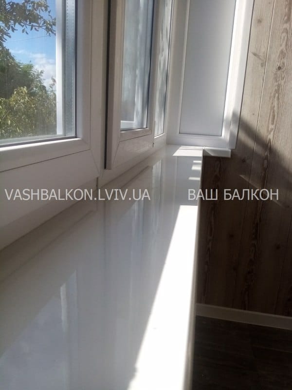 Утопленный балкон в дом Львов (с внутренней отделкой)