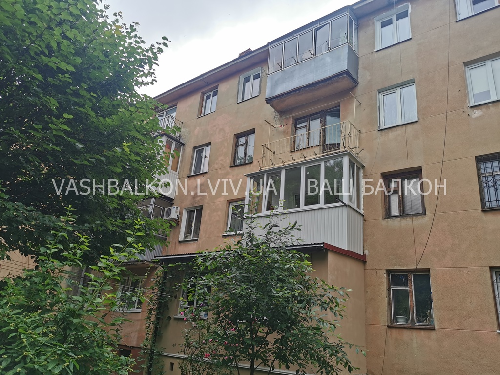 Увеличение балконной плиты балкона Львов