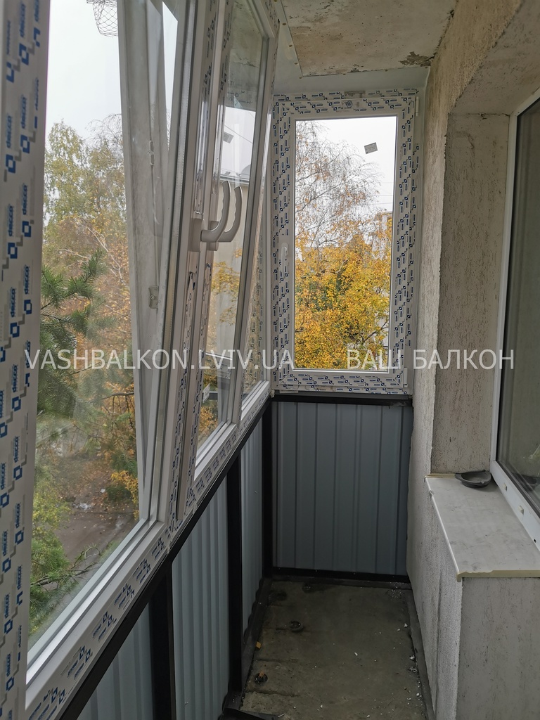 Бюджетный ремонт балкона Львов